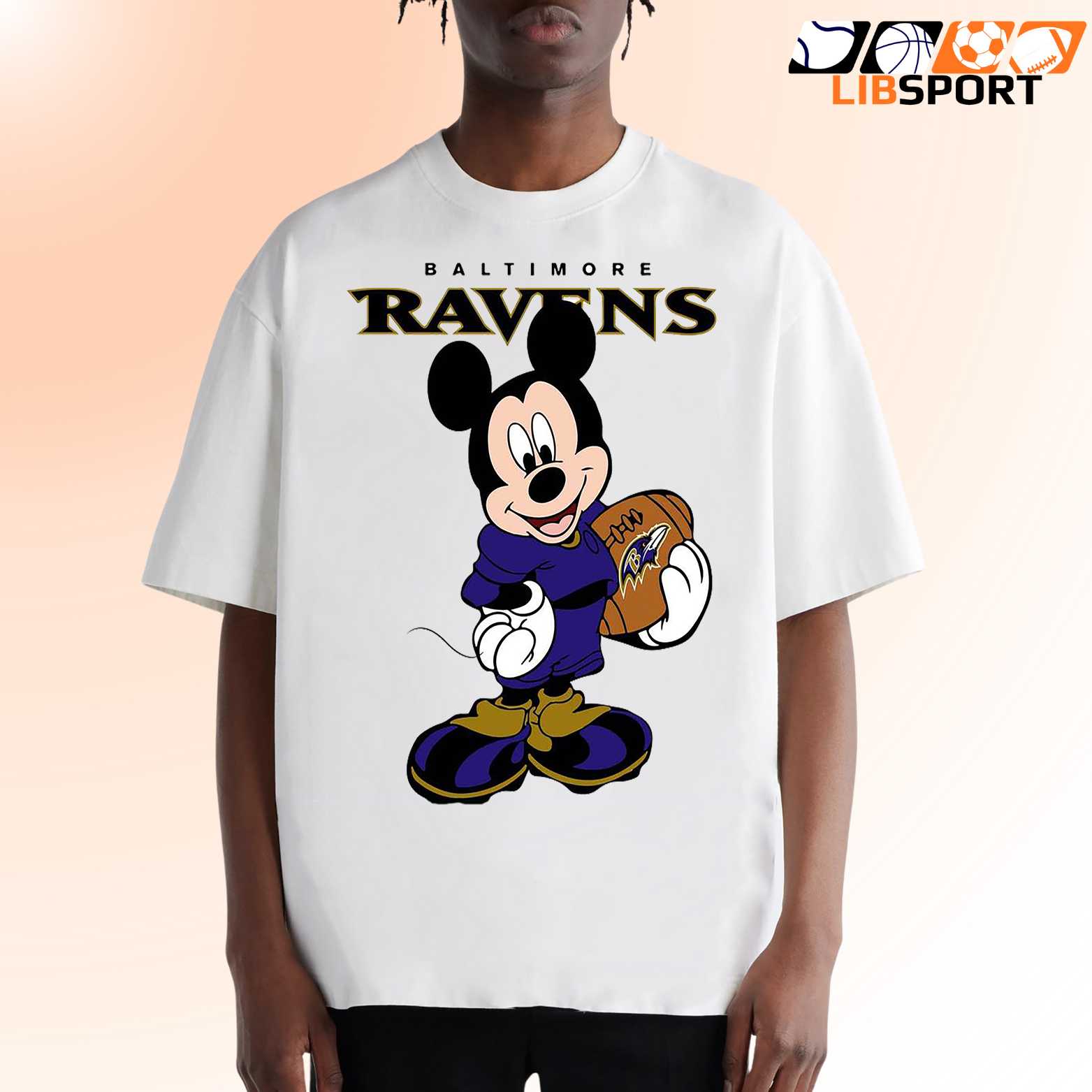 Baltimore Ravens Mickey Shirt, Disney Football Tee, Game Day Shirt